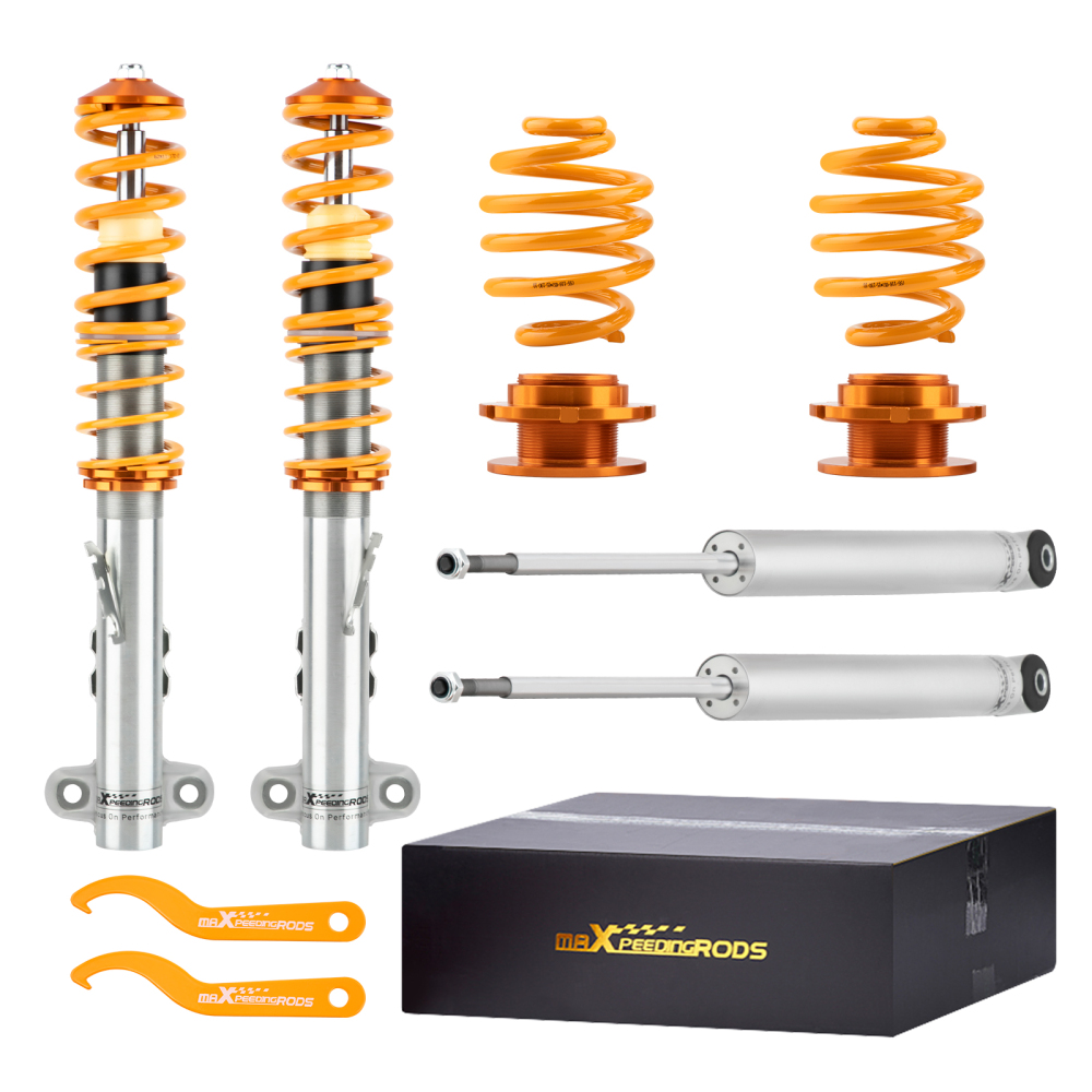 Combinés Filetés compatible pour BMW E36 Réglable Suspension nouvelle Coiloverkit dabaissement
