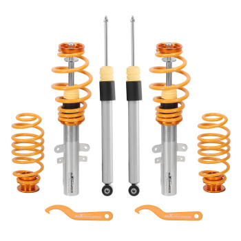 Adjustable Suspension Kit Springs Shock Absorbers compatible for Citroën C4 LA UA LC 1.6 2.0 HDi