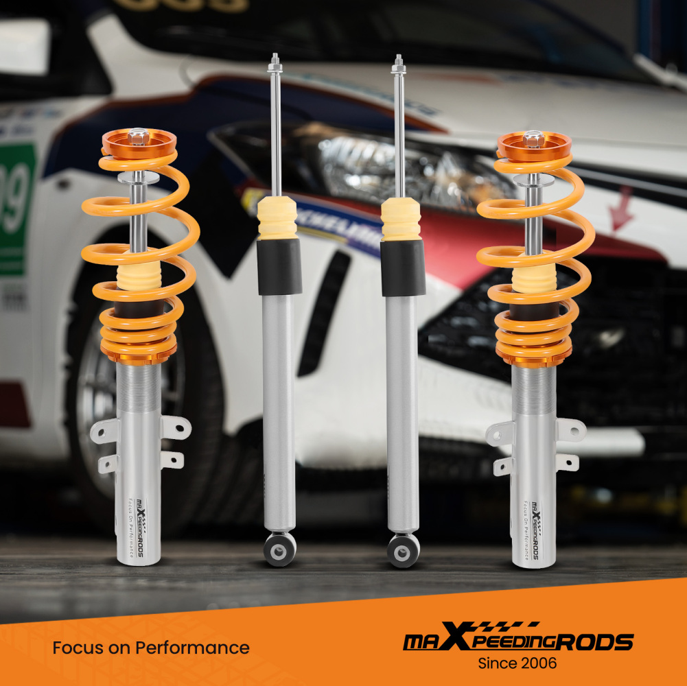 Adjustable Suspension Kit Springs Shock Absorbers compatible for Citroën C4 LA UA LC 1.6 2.0 HDi Adjustable Suspension Kit Springs Shock Absorbers compatible for Citroën C4 LA UA LC 1.6 2.0 HDi