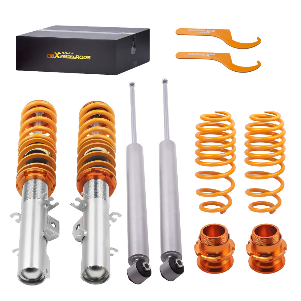 Coilover Suspension compatible for Seat Leon Mk1 1m compatible for Cupra R 1.8 T Lowering Shock Struts Lowering Kit Coilover Suspension compatible for Seat Leon Mk1 1m compatible for Cupra R 1.8 T Lowering Shock Struts Lowering Kit