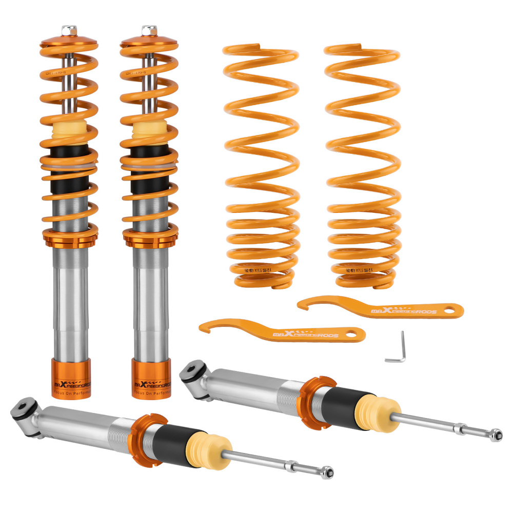 Compatible pour BMW E39 525TDS 525D 530D Hauteur Ajustable combinés fileté Suspension Kitkit dabaissement