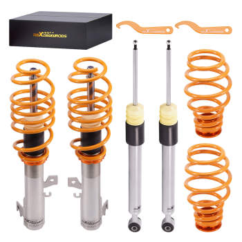 Compatible for Ford Fiesta Mk7 JA8 MK VI Lowering Coilovers Strut Suspension Shock Absorber Lowering Kit