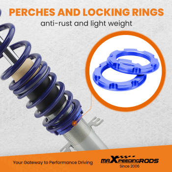 Compatible for VW Golf MK4 1998-2005 Bora 1Jcompatible compatible for Audi A3 8L Coilovers Suspension Kit Lowering Kit