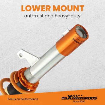 Compatible for VW MK5 MK6compatible compatible for Golf/GTI/R32 Beetle 2006-2014 Coil Spring Strut Coilovers Full Kit Lowering Kit