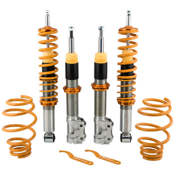 Compatible for VW POLO 6N2 Coilover Suspension Lowering Kit Spring Struts 2000