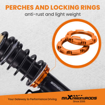 Coilovers kit compatible for Audi TT Quattro Coilovers Coupe Roadster 8N 1998-2006 Lowering Kit