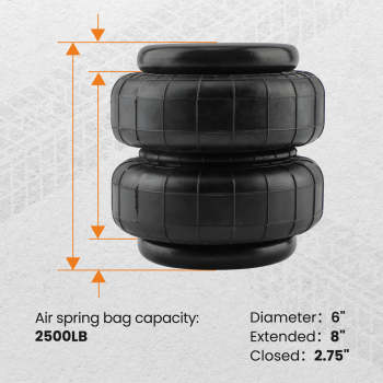 Universal Rear Triangulated 4 Link Kit + Brackets 2500 Bags Air Ride Suspension