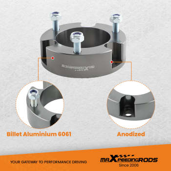 Level Lift Kit compatible for Toyota Hilux 2005-2014 for 3 Front Spacer / 2 Rear Shackles