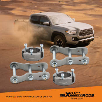 Level Lift Kit compatible for Toyota Hilux 2005-2014 for 3 Front Spacer / 2 Rear Shackles