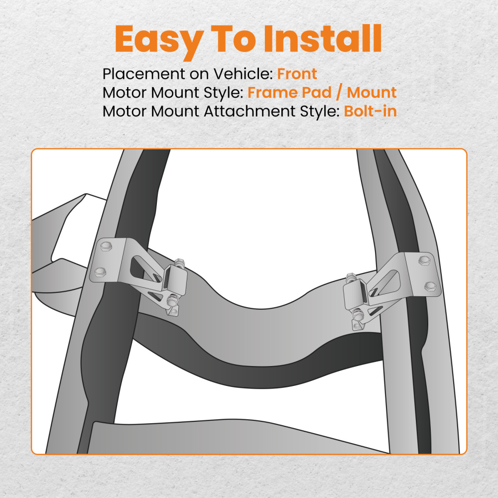 Compatible for 1963-72 C10 2-wheel drive compatible for Chevy Metal Mounts Brackets 1963-1972