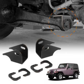 Front Lower Control Arm Mount Bracket Set Axle Side compatible for Jeep TJ XJ ZJ MJ 2pcs