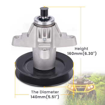 3x For MTD compatible for Cub Cadet LT SLT 50 54 inch 918-04125B Lawnmower Spindle Assembly