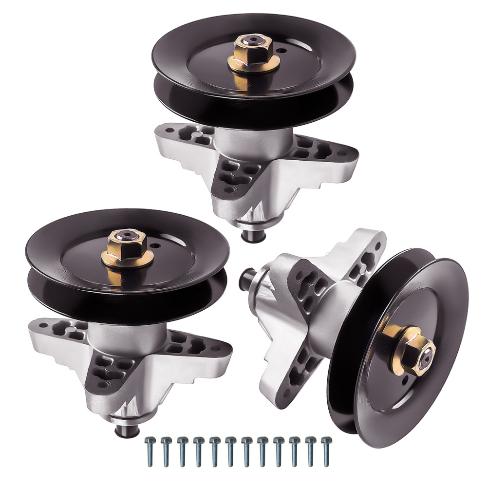 3x For MTD compatible for Cub Cadet LT SLT 50 54 inch 918-04125B Lawnmower Spindle Assembly 3x For MTD compatible for Cub Cadet LT SLT 50 54 inch 918-04125B Lawnmower Spindle Assembly