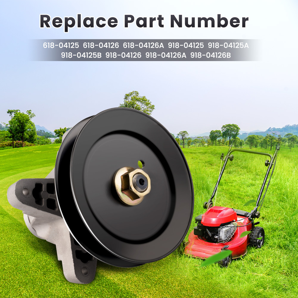 3x For MTD compatible for Cub Cadet LT SLT 50 54 inch 918-04125B Lawnmower Spindle Assembly