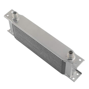 Universal 13-Row 10AN Engine Transmission Oil Cooler Kit + hose oil lines