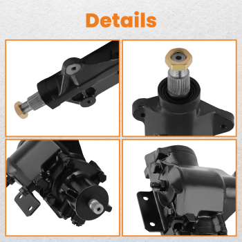 Power Steering Gear Box Assembly compatible for Ford F-100 F-250 F-350 1968-1979 27-7504