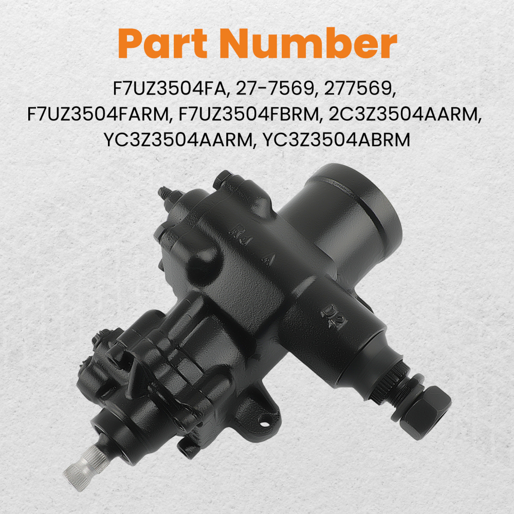 Power Steering Gear Box compatible for Ford F-250 F-350 F-450 F-550 Super Duty 1999-2004