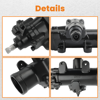 Power Steering Gear Box compatible for Ford F-250 F-350 F-450 F-550 Super Duty 1999-2004