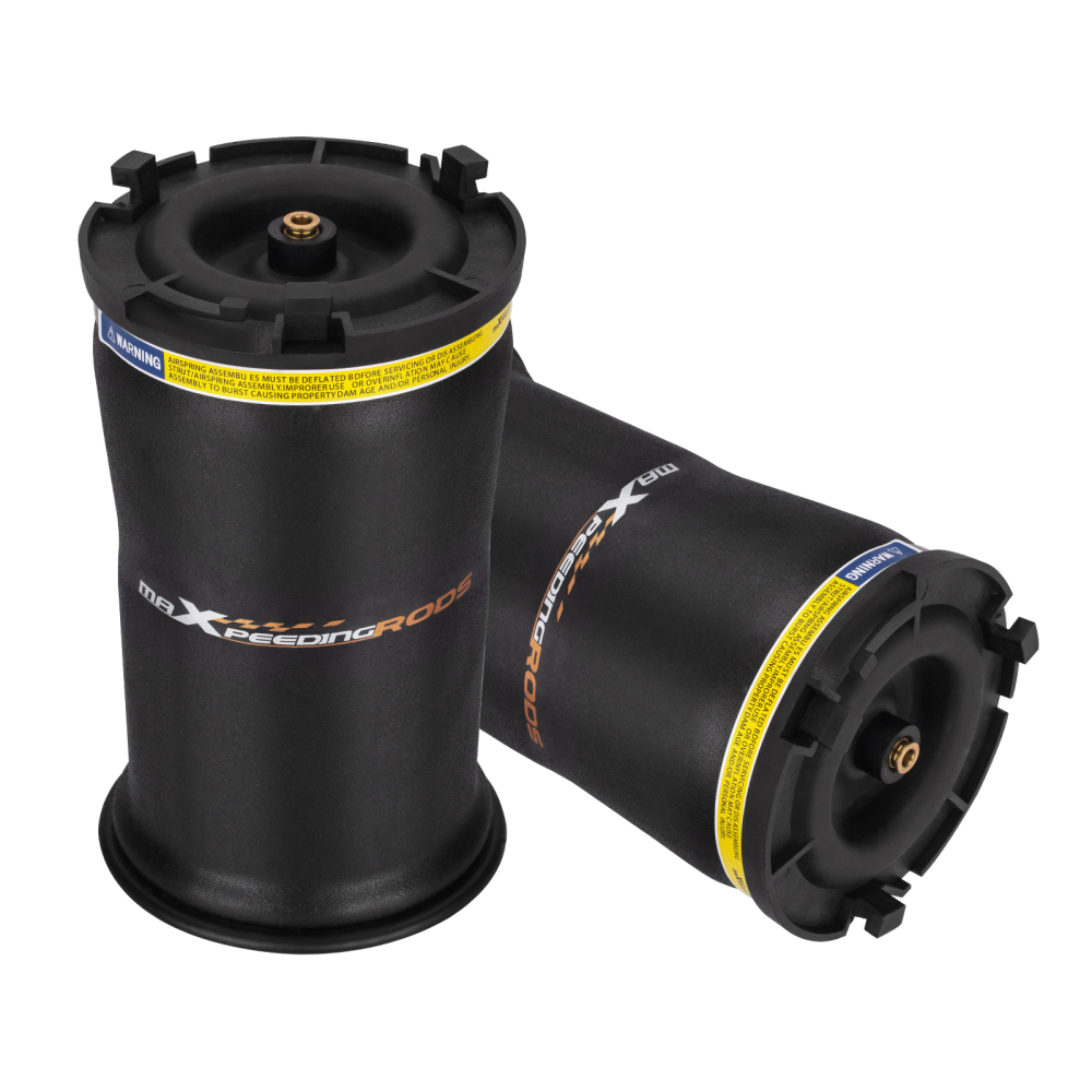 2x Rear Left+RightAir Suspension Springs Bag compatible for Hummer H2 2003-2009 6.0L 6.2L