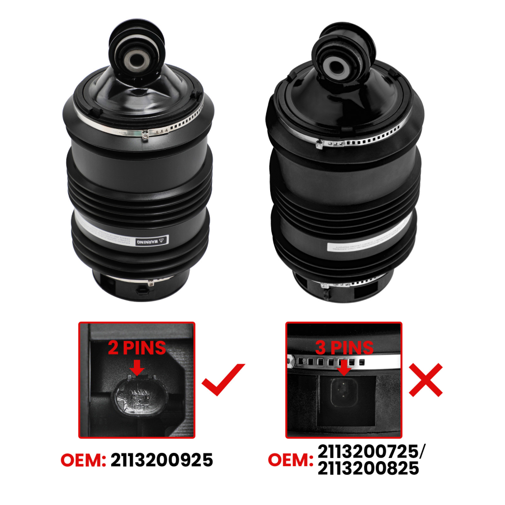 Rear L/R Air Spring Strut Bag compatible for Mercedes-Benz E-class S211 A2113200925 Rear L/R Air Spring Strut Bag compatible for Mercedes-Benz E-class S211 A2113200925
