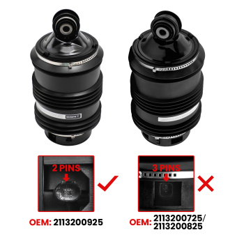 Rear L/R Air Spring Strut Bag compatible for Mercedes-Benz E-class S211 A2113200925