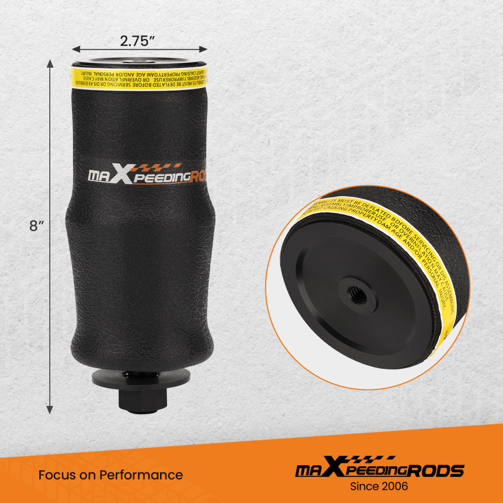 Cab Suspension Air Spring Bags Front LeftRight compatible pour Peterbilt 2903200 2902454