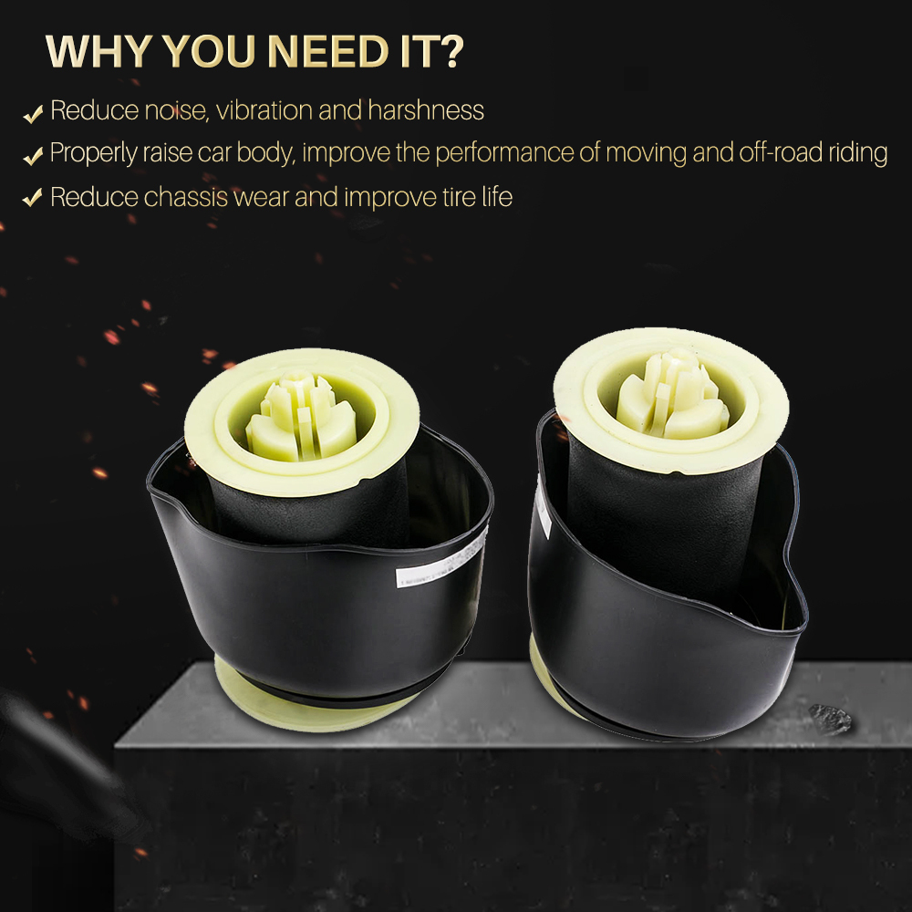 Pair Rear Air Suspension Spring Bag compatible for BMW F11 F10 F07 535i 550i 2010-2016