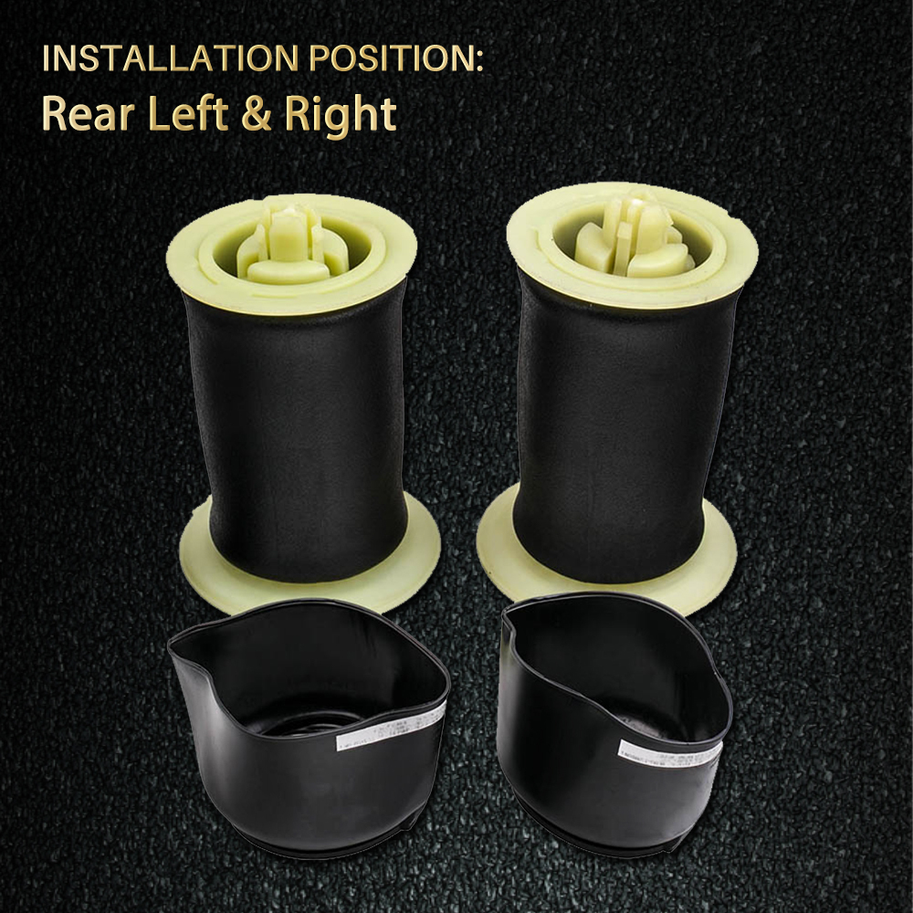 Pair Rear Air Suspension Spring Bag compatible for BMW F11 F10 F07 535i 550i 2010-2016