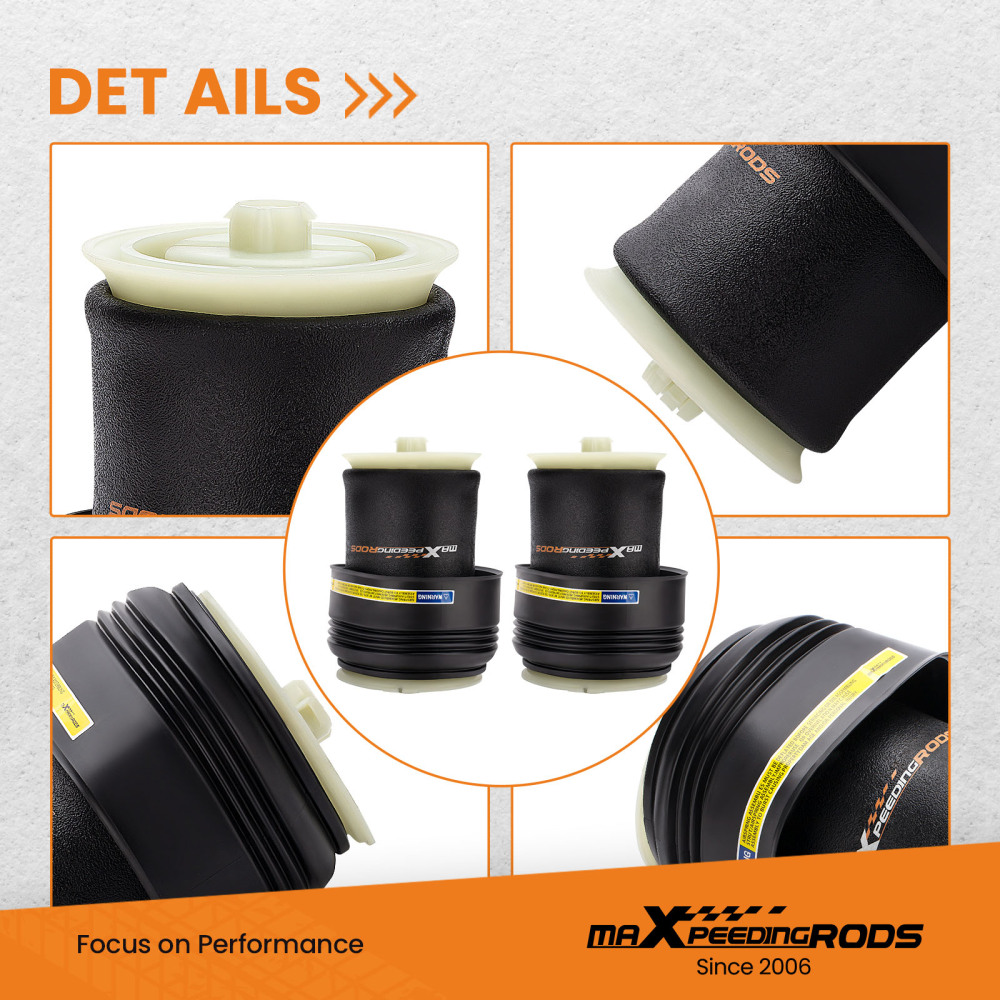 2pcs compatible for BMW X5 E70 X6 E71 E72 Rear Air Suspension Spring Bag 37126790081 2pcs compatible for BMW X5 E70 X6 E71 E72 Rear Air Suspension Spring Bag 37126790081