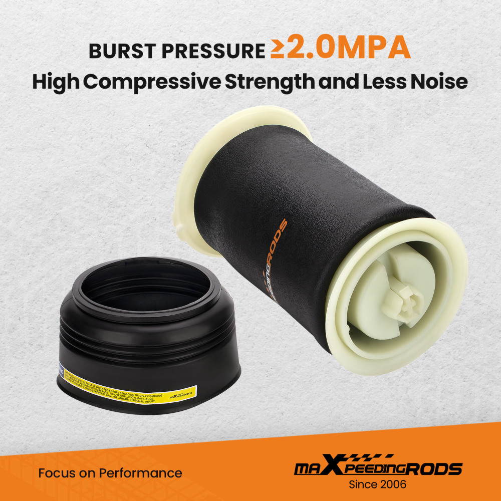 Pair Air Spring Bag Air Suspension Pair compatible for BMW X5 E70 xDrive35d M Sport 2007-13