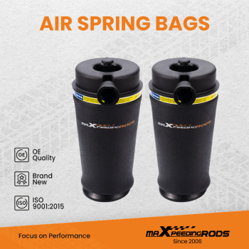 For 97-02 compatible for Ford Expedition Navigator 2WD UN93 Pair Rear Suspension Air Spring Bag