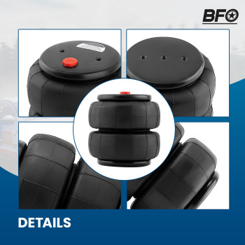 1x Suspension pneumatique Standard 2600 lbs 1/2 NPT Single Port for Heavy Duty