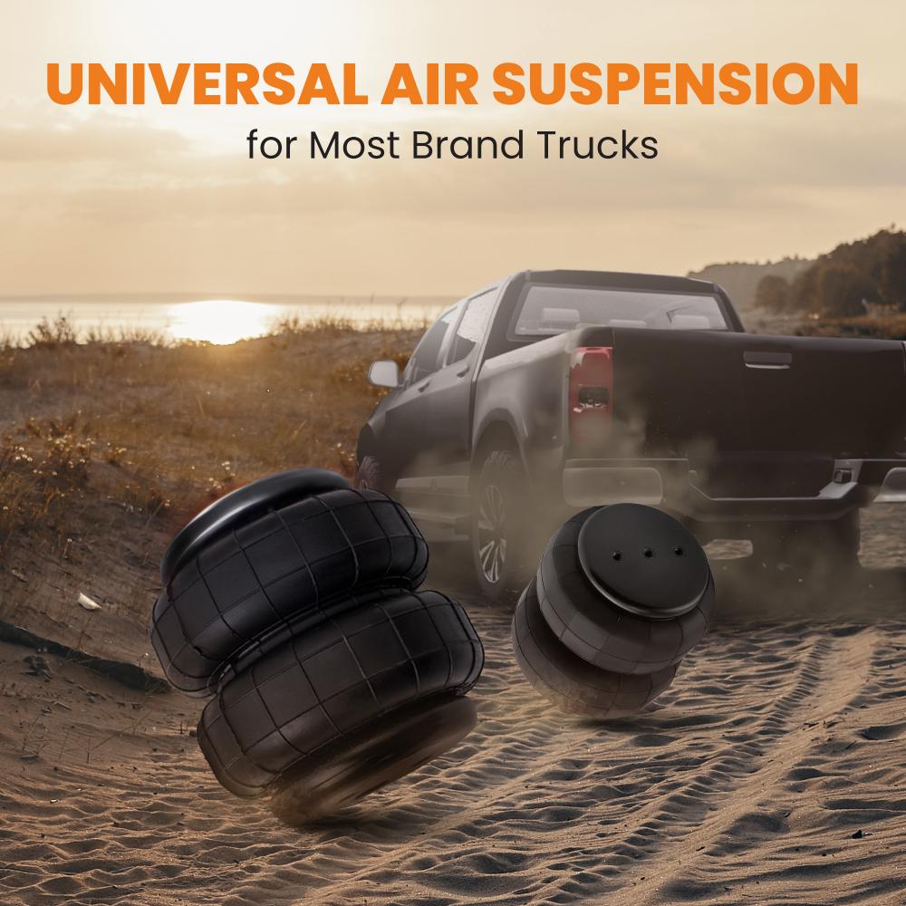 1x 2600lbs Standard 1/2npt Single Port Air Ride Springs Bags Suspension 1x 2600lbs Standard 1/2npt Single Port Air Ride Springs Bags Suspension