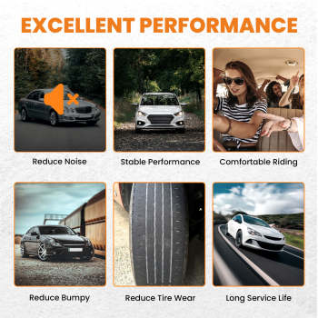 Pair Standard 2600lbs Air Suspension Spring Bag Bellows 1/2npt Single Port