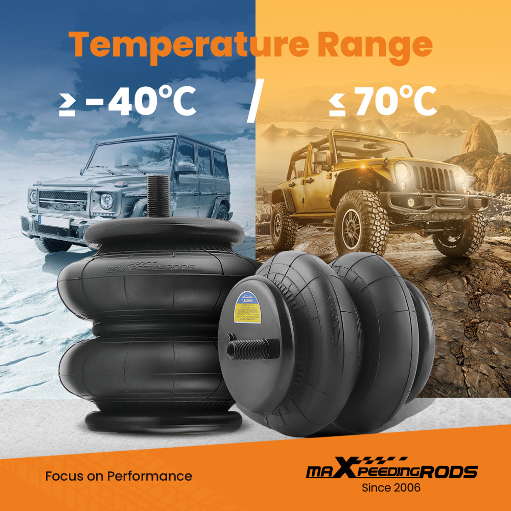 Pair Air Spring Ride Bag For W21-760-6401 Replacement for Firestone 6401