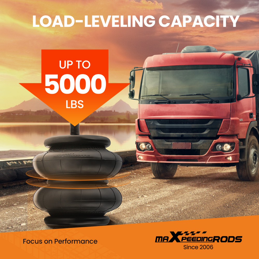 Pair Air Spring Ride Bag For W21-760-6401 Replacement for Firestone 6401