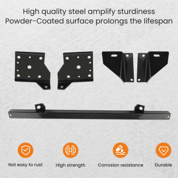 Rear Shock Relocation Kit compatible for Pontiac Firebird Compatible for Chevy Camaro 67-69 Nova 68-74