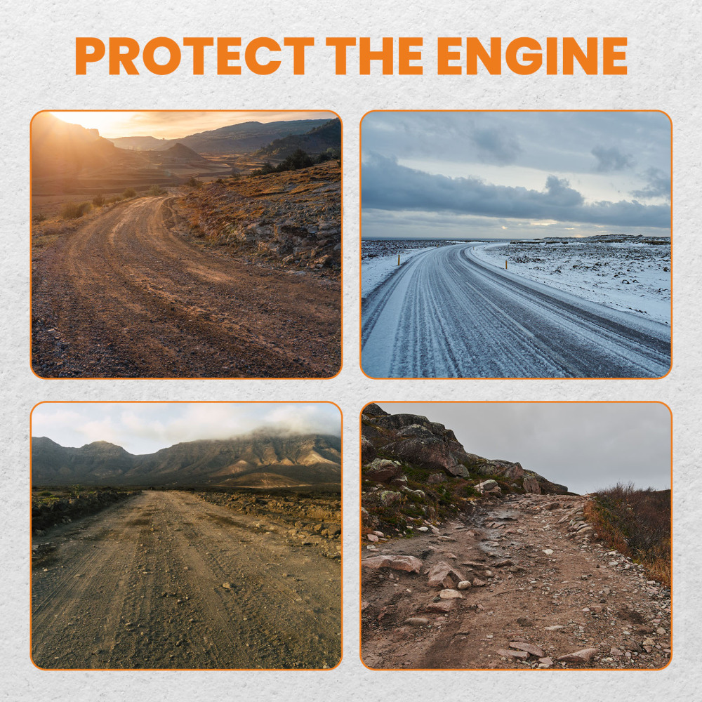 Front Skid Plate Under Engine Guard Cover compatible for Tesla Model 3Model Y 2017-2023