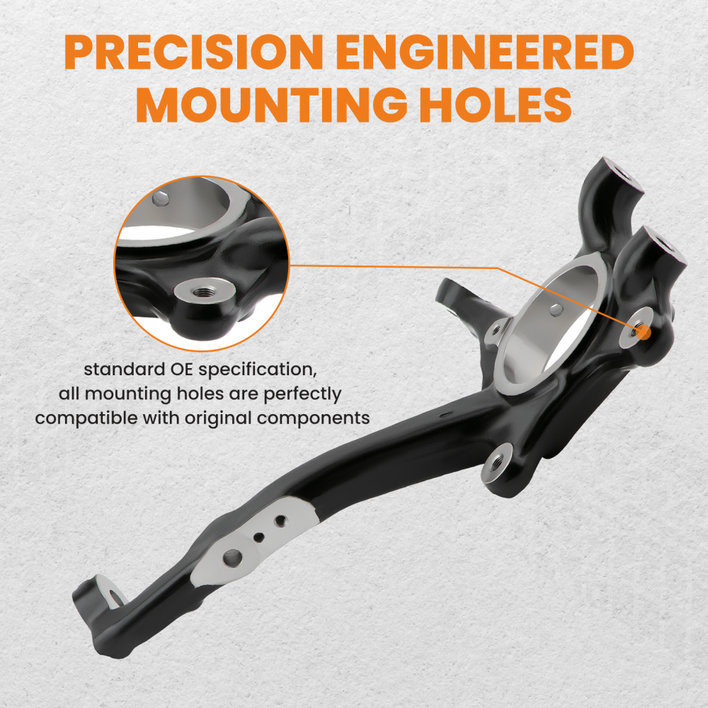 Front Left Steering Knuckle compatible for Toyota Tacoma 2005-2019 for 698-149 4321204050