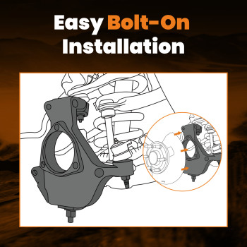 Front 3.5in Lift Spindles compatible for Ford F150 compatible for Expedition 1997-2003 Heritage 2004 2WD