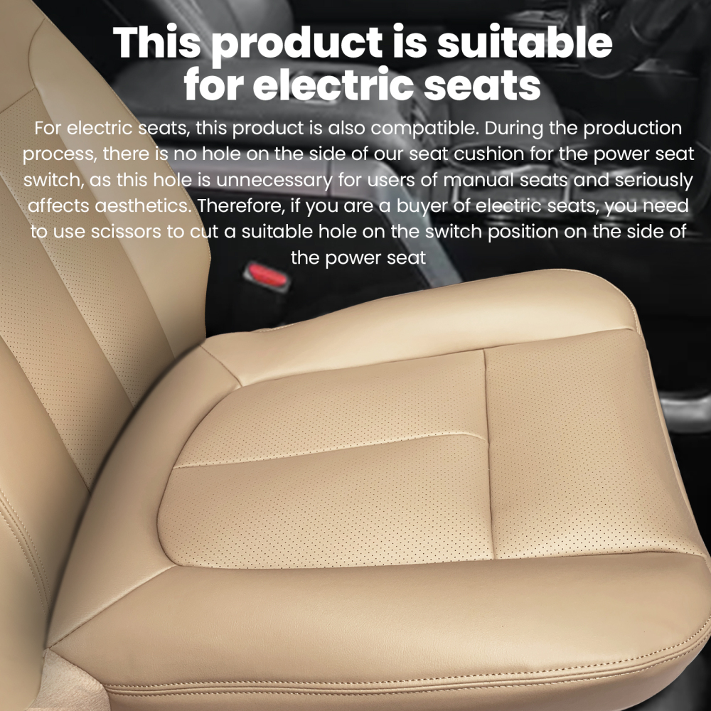 DriverPassenger Side Leather compatible for Seat CoverFor compatible for Ford F-150 Lariat 2009-2014 Tan