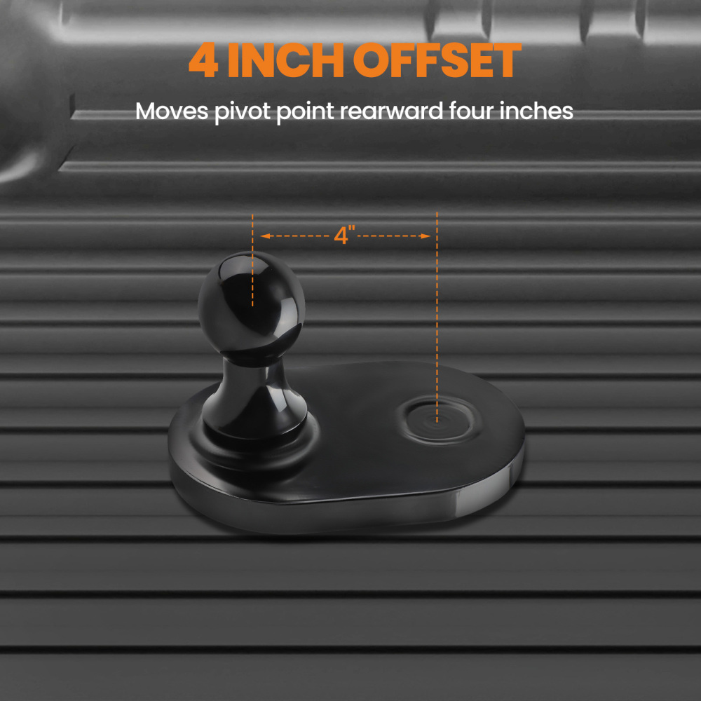 Gooseneck Extender Trailer Hitch For Gooseneck Hitch 2-5/16 Ball 4 Offset