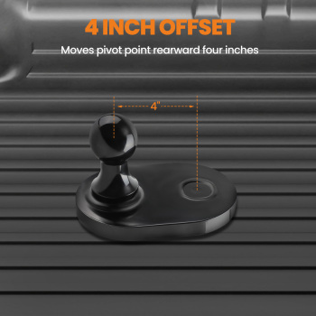 Gooseneck Extender Trailer Hitch For Gooseneck Hitch 2-5/16 Ball 4 Offset