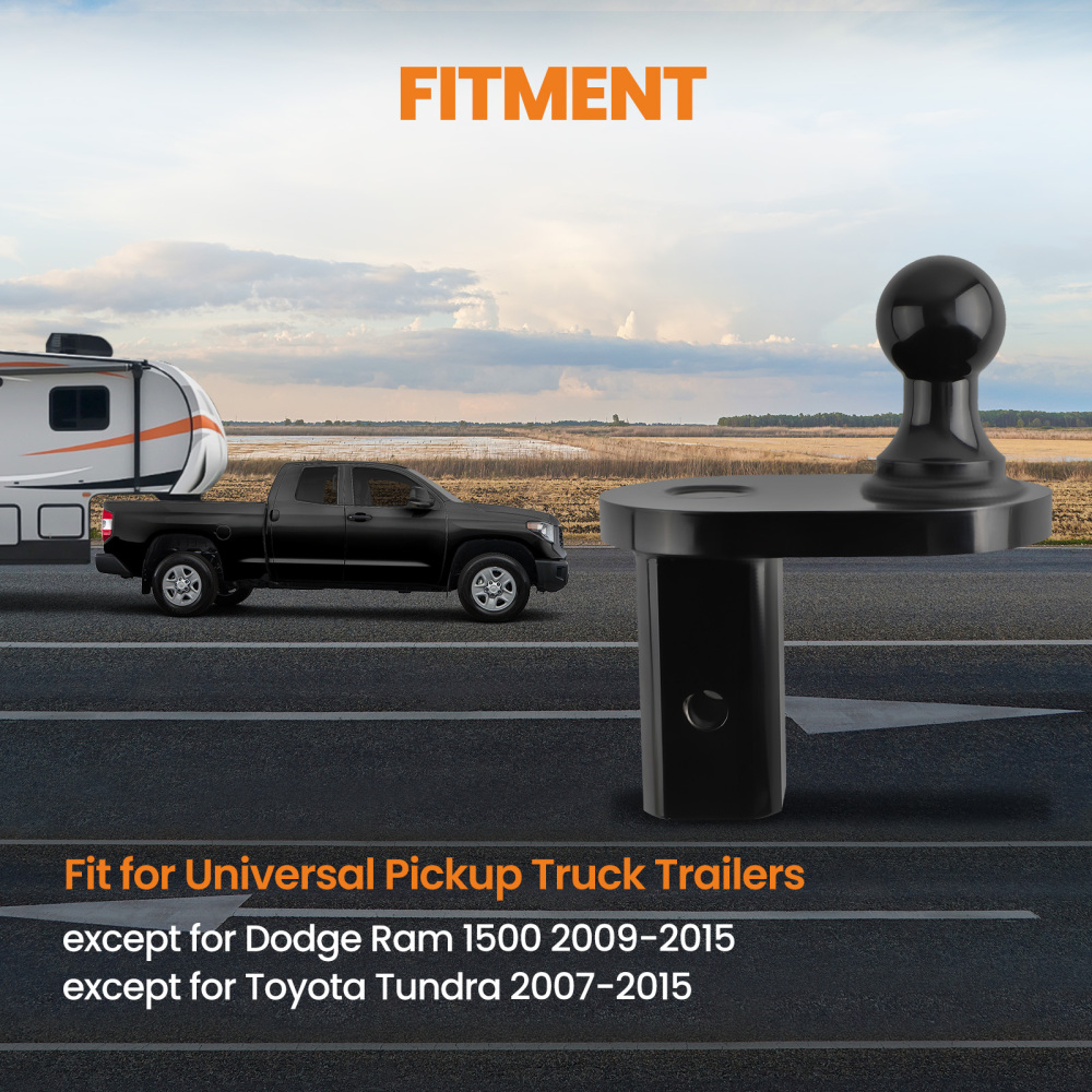 Gooseneck Extender Trailer Hitch For Gooseneck Hitch 2-5/16 Ball 4 Offset