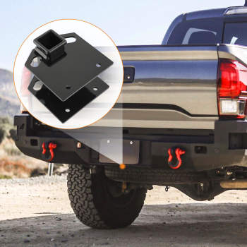 RV Bumper 4x4 Inch Square Tube Trailer Hitch Receiver Extension Mount x1