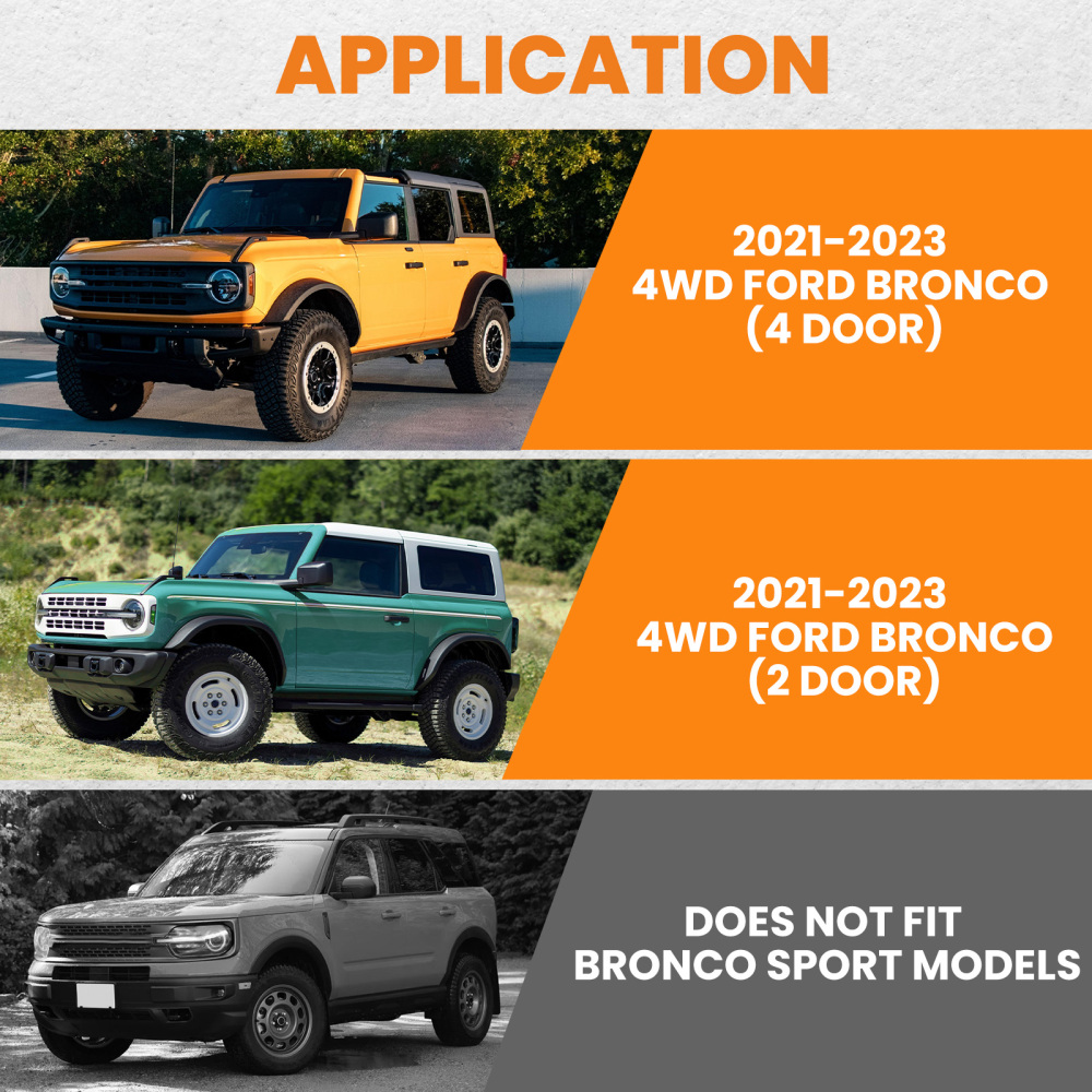 Trailer Hitch 2 Receiver Hitch compatible for Ford Bronco 2 Door 4 Door 2021 2022 2023