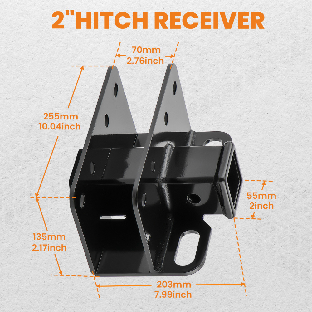 Trailer Hitch 2 Receiver Hitch compatible for Ford Bronco 2 Door 4 Door 2021 2022 2023