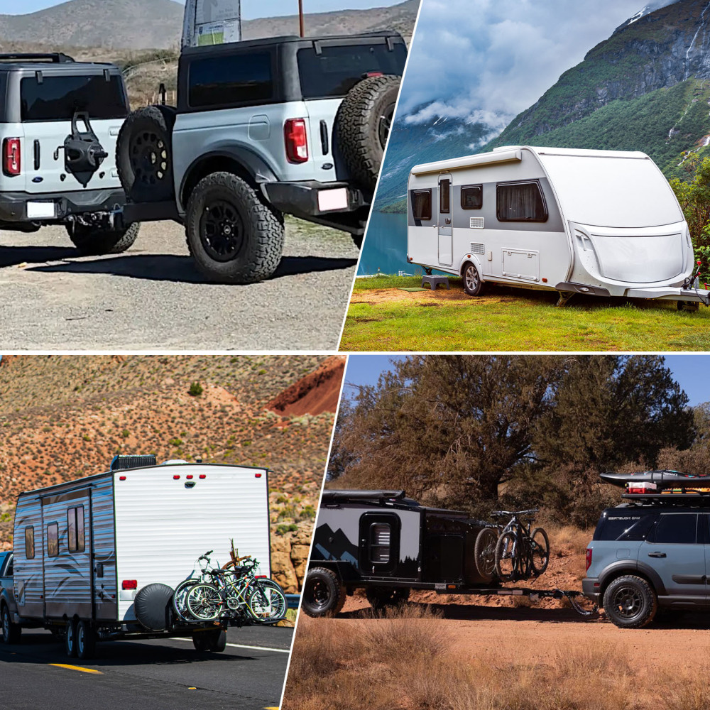 Trailer Hitch 2 Receiver Hitch compatible for Ford Bronco 2 Door 4 Door 2021 2022 2023