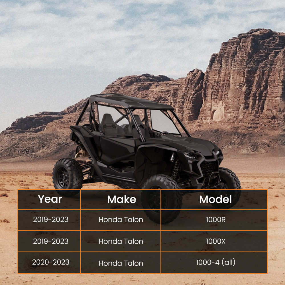 Rear 2 Trailer Receiver Tow Hitch Kit compatible for Honda Talon 1000R 1000X 2019-2023