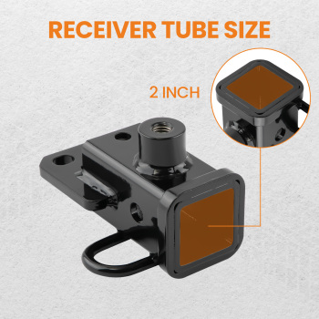 Class 3 Trailer Hitch, 2-Inch Receiver compatible for Dodge Ram 1500 2019-2024 6000 lbs